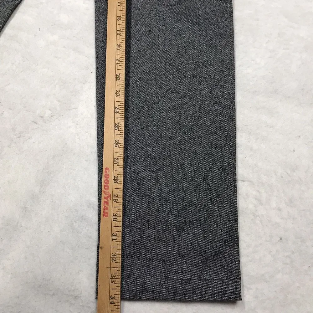 HUGO BOSS Kaito 1 Pant Men 40R (40x34) Gray Stretch Twill Flat Front Chino